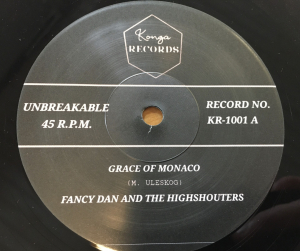 Fancy Dan & The Highshouters - Grace Of Monaco / What A Way To Die i gruppen VINYL / Nyheter / Pop-Rock hos Bengans Skivbutik AB (5631387)