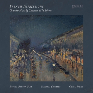 Rachel Barton Pine Pacifical Quart - French Impressions - Chamber Music i gruppen CD / Kommende / Klassisk hos Bengans Skivbutik AB (5632108)