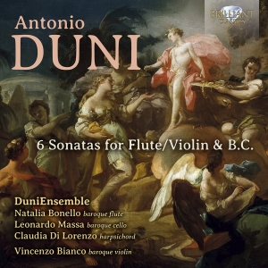 Antonio Duni - 6 Sonatas For Flute/Violin & B.C. i gruppen CD / Kommende / Klassisk hos Bengans Skivbutik AB (5632122)