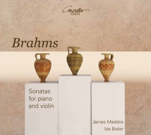 James Maddox & Ida Bieler - Brahms: Sonatas For Piano & Violin i gruppen CD hos Bengans Skivbutik AB (5632413)