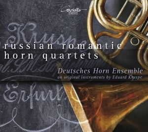 Deutsches Horn Ensemble - Romantic Russian Horn Quartets i gruppen CD / Klassisk hos Bengans Skivbutik AB (5632764)