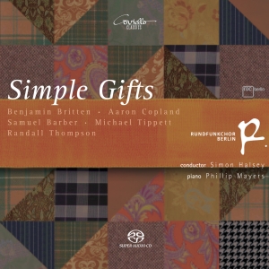 Rundfunkchor Berlin - Simple Gifts: Choral Works i gruppen Musikk / SACD / Klassisk hos Bengans Skivbutik AB (5632809)