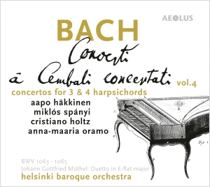 Bach J S - Concertos For 3 & 4 Harpsichords, V i gruppen Musikk / SACD / Klassisk hos Bengans Skivbutik AB (5632913)