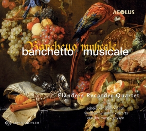 Flanders Recorder Quartet - Banchetto Musicale i gruppen Musikk / SACD / Klassisk hos Bengans Skivbutik AB (5632957)