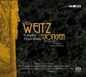 Guy Weitz - Complete Organ Works i gruppen Musikk / SACD / Klassisk hos Bengans Skivbutik AB (5632971)