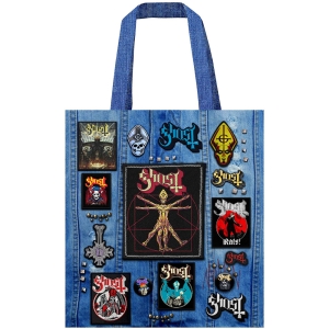 Ghost - Popestar (Multicolour, Battle, Totebag) i gruppen MERCHANDISE / Merch / Nyheter / Metal hos Bengans Skivbutik AB (5633037)