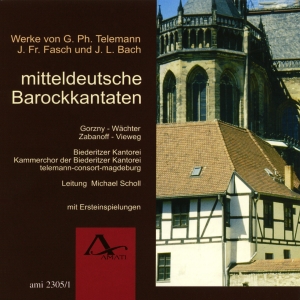 Telemann/Fasch/Bach J.L. - German Baroque Cantatas Vol. 1 i gruppen CD / Klassisk hos Bengans Skivbutik AB (5633059)