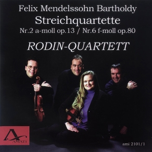 Felix Mendelssohn - String Quartets Nos. 2 & 6 i gruppen CD hos Bengans Skivbutik AB (5633065)