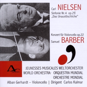 Nielsen & Barber - Symphony No.4 & Concerto For Cello i gruppen CD / Klassisk hos Bengans Skivbutik AB (5633068)