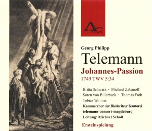 Telemann G P - St John Passion Twv 5:34 i gruppen CD / Klassisk hos Bengans Skivbutik AB (5633089)