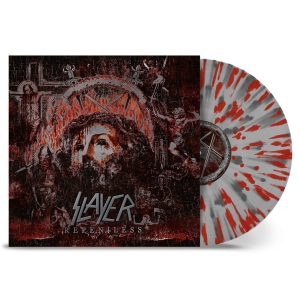 Slayer - Repentless (Clear Silver Red Splatter Vinyl) i gruppen VINYL / Kommende / Metal hos Bengans Skivbutik AB (5633634)