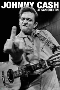 Johnny Cash - Finger 91,5 X 61 Cm i gruppen Merchandise hos Bengans Skivbutik AB (5634304)