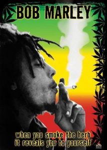 Bob Marley - Smoking 91,5 X 61 Cm i gruppen Merchandise hos Bengans Skivbutik AB (5634329)