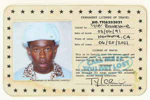 Tyler The Creator - License 91,5 X 61 Cm i gruppen Merchandise hos Bengans Skivbutik AB (5634364)