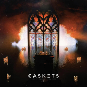 Caskets - The Only Heaven You'll Know (Orange/Sky Blue Splatter Vinyl LP) i gruppen VI TIPSER / Fredagsutgivelser / 2025-11-07 hos Bengans Skivbutik AB (5634721)
