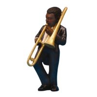 Jazzfigur - Trombon (Höjd Ca 12Cm) i gruppen MERCHANDISE / Accessoarer /  hos Bengans Skivbutik AB (5634910)
