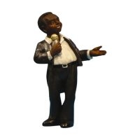 Jazzfigur - Sångare (Höjd Ca 12Cm) i gruppen MERCHANDISE / Accessoarer /  hos Bengans Skivbutik AB (5634912)