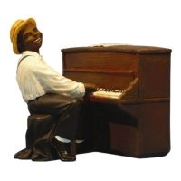 Jazzfigur - Piano (Höjd Ca 12Cm) i gruppen MERCHANDISE / Accessoarer /  hos Bengans Skivbutik AB (5634913)