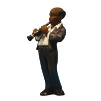 Jazzfigur - Klarinett (Höjd Ca 12Cm) i gruppen MERCHANDISE / Accessoarer /  hos Bengans Skivbutik AB (5634916)