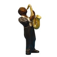 Jazzfigur - Altsaxofon (Höjd Ca 12Cm) i gruppen MERCH hos Bengans Skivbutik AB (5634919)