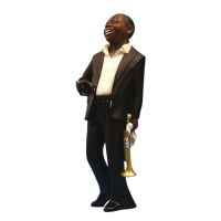 Jazzfigur - Bas Trumpet (Höjd Ca 16,5Cm) i gruppen MERCHANDISE / Accessoarer /  hos Bengans Skivbutik AB (5634921)