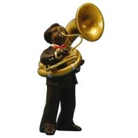 Jazzfigur - Tuba (Höjd Ca 17Cm) i gruppen MERCHANDISE / Accessoarer /  hos Bengans Skivbutik AB (5634922)