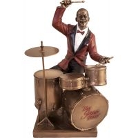Jazz Statyett - Trummor (Höjd Ca 27Cm) i gruppen MERCHANDISE / Accessoarer /  hos Bengans Skivbutik AB (5634968)