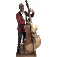 Jazz Statyett - Kontrabas (Höjd Ca 34Cm) i gruppen MERCHANDISE / Accessoarer /  hos Bengans Skivbutik AB (5634969)