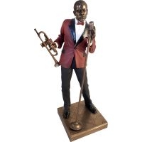 Jazz Statyett - Sångare (Höjd Ca 29Cm) i gruppen MERCHANDISE / Accessoarer /  hos Bengans Skivbutik AB (5634970)