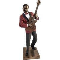 Jazz Statyett - Elgitarr (Höjd Ca 33Cm) i gruppen MERCHANDISE / Accessoarer /  hos Bengans Skivbutik AB (5634972)