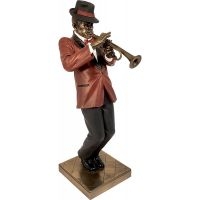 Jazz Statyett - Trumpet (Höjd Ca 30Cm) i gruppen MERCHANDISE / Accessoarer /  hos Bengans Skivbutik AB (5634974)