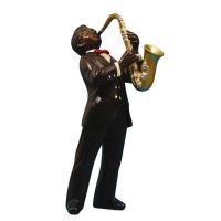 Jazzfigur - Altsaxofon (Höjd Ca 17Cm) i gruppen MERCHANDISE / Accessoarer /  hos Bengans Skivbutik AB (5635316)