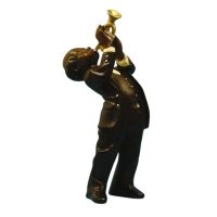 Jazzfigur - Trumpet (Höjd Ca 17Cm) i gruppen MERCHANDISE / Accessoarer /  hos Bengans Skivbutik AB (5635318)