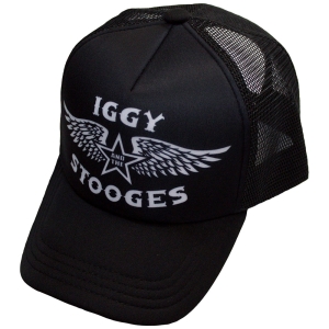 Iggy & The Stooges - Mesh Back: Wings - Black Cap i gruppen MERCHANDISE / Merch / Nyheter / Punk hos Bengans Skivbutik AB (5635717)