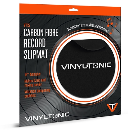 Vinyl Tonic - Carbon Fibre Record Slipmat i gruppen VI TIPSER / Vinyltonic hos Bengans Skivbutik AB (5635816)