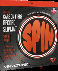 Vinyl Tonic - Spin Carbon Fibre Slipmat i gruppen VI TIPSER / Vinyltonic hos Bengans Skivbutik AB (5635818)