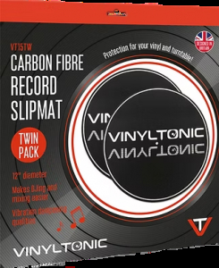 Vinyl Tonic - Carbon Fibre Slipmat (Twin Pack) i gruppen VI TIPSER / Vinyltonic hos Bengans Skivbutik AB (5635819)