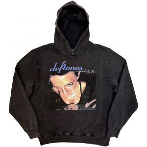 Deftones - Around The Fur Stone Wash Uni Char Hoodie i gruppen MERCHANDISE / Hoodies / Metal hos Bengans Skivbutik AB (5637612r)