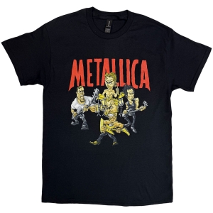 Metallica - Load Chavez Cartoon Uni Bl T-Shirt i gruppen MERCHANDISE / T-shirt / Metal hos Bengans Skivbutik AB (5637706r)