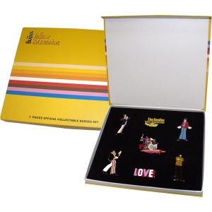 Beatles - Yellow Submarine Band Pin Badge Set i gruppen MERCHANDISE / Merch / Pop-Rock hos Bengans Skivbutik AB (5638289)