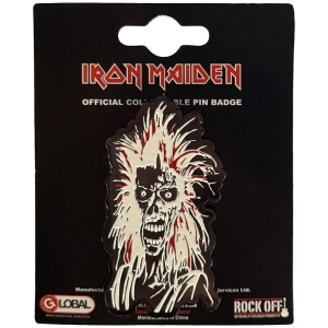 Iron Maiden - Eddie Pin Badge i gruppen MERCHANDISE / Merch / Metal hos Bengans Skivbutik AB (5638418)