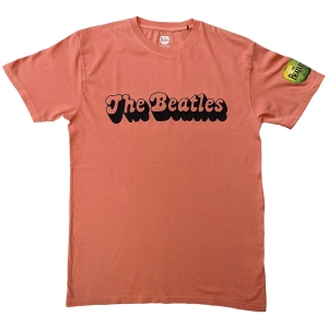 Beatles - 70S Logo Uni Red T-Shirt i gruppen MERCHANDISE / T-shirt / Pop-Rock hos Bengans Skivbutik AB (5638731r)