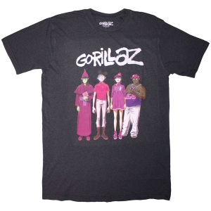 Gorillaz - Cracker Island Standing Group Uni Bl T-Shirt i gruppen MERCHANDISE / T-shirt / Pop-Rock hos Bengans Skivbutik AB (5638753r)