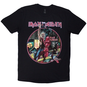 Iron Maiden - Paradise Club Circle Uni Bl T-Shirt i gruppen MERCHANDISE / T-shirt / Metal hos Bengans Skivbutik AB (5638757r)