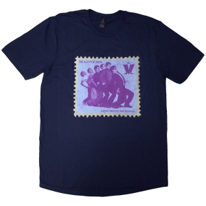 Madness - Stamp Uni Navy T-Shirt i gruppen MERCHANDISE / T-shirt / Pop-Rock hos Bengans Skivbutik AB (5638766r)
