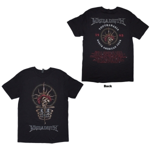 Megadeth - Youthanasia 1995 North American Tour Uni Bl T-Shirt i gruppen MERCHANDISE / T-shirt / Metal hos Bengans Skivbutik AB (5638769r)
