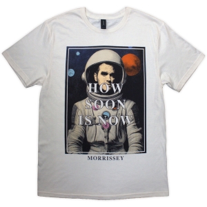 Morrissey - How Soon Is Now? Uni Natrl T-Shirt i gruppen MERCHANDISE / T-shirt / Pop-Rock hos Bengans Skivbutik AB (5638773r)