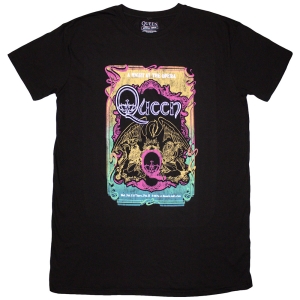 Queen - A Night At The Opera Tour 76 Lady Bl T-Shirt Dress i gruppen MERCHANDISE / T-shirt / Pop-Rock hos Bengans Skivbutik AB (5638788r)