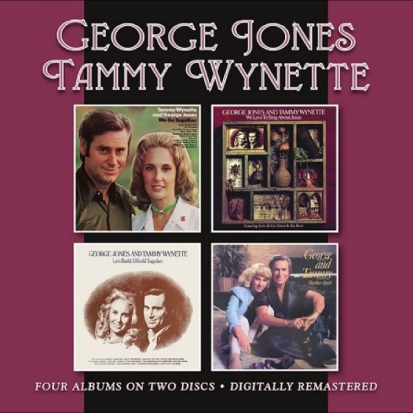 George Jones & Tammy Wynette - Four Albums i gruppen CD / Country hos Bengans Skivbutik AB (5639238)