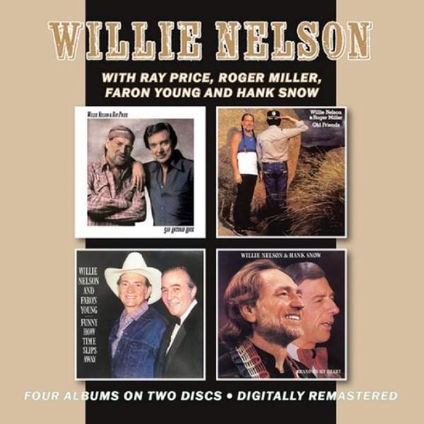 Willie Nelson - Four Albums i gruppen CD / Toppselgere hos Bengans Skivbutik AB (5639240)